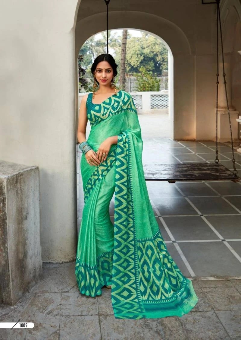 Kashvi Krishna Vol 7 Chiffon Brasso Saree Collection