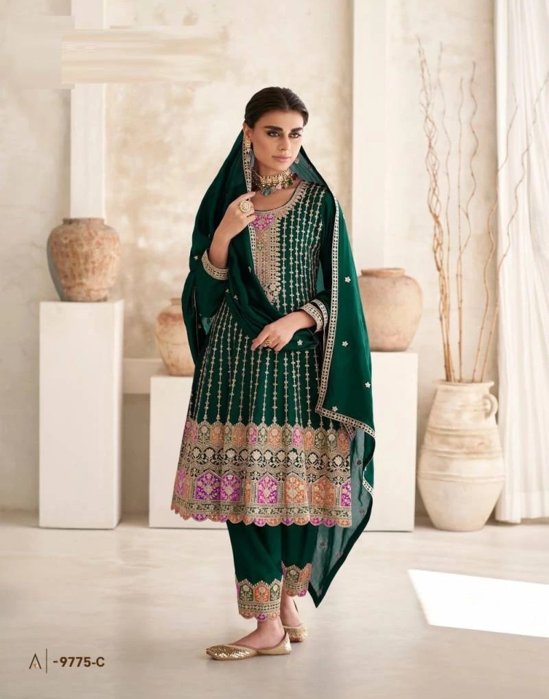 Kf 9775 A To E Chinon Designer Salwar Kameez Collection