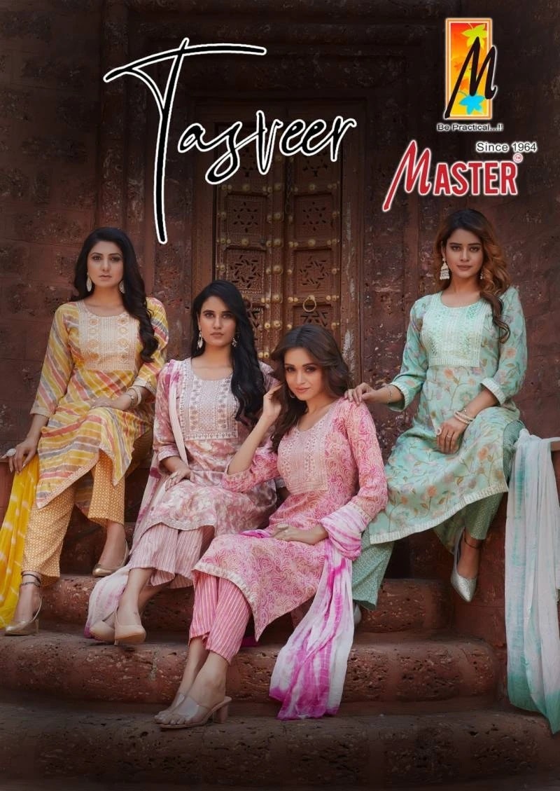 Master Tasveer Fancy Kurti Bottom With Dupatta Collection