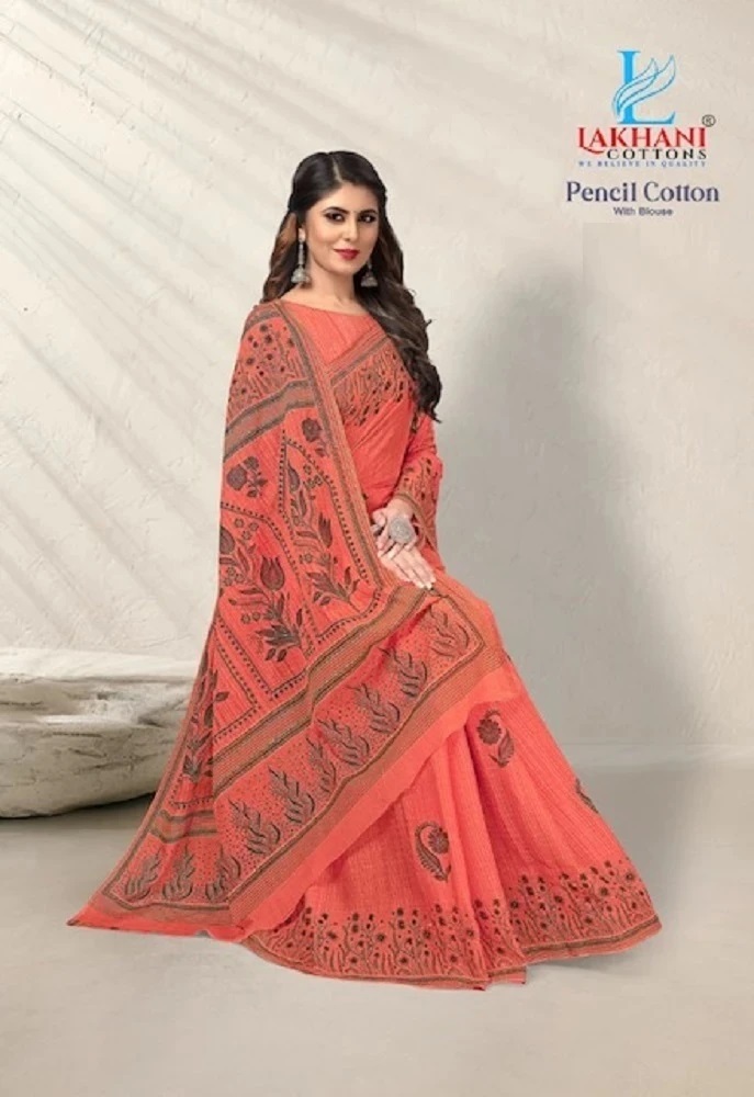 Lakhani Pencil Cotton Vol 2 Pure Cotton Saree Collection