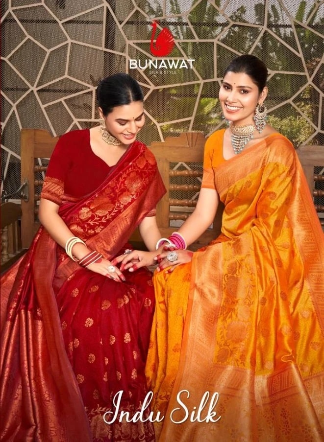 Bunawat Indu Silk Wedding Saree Collection