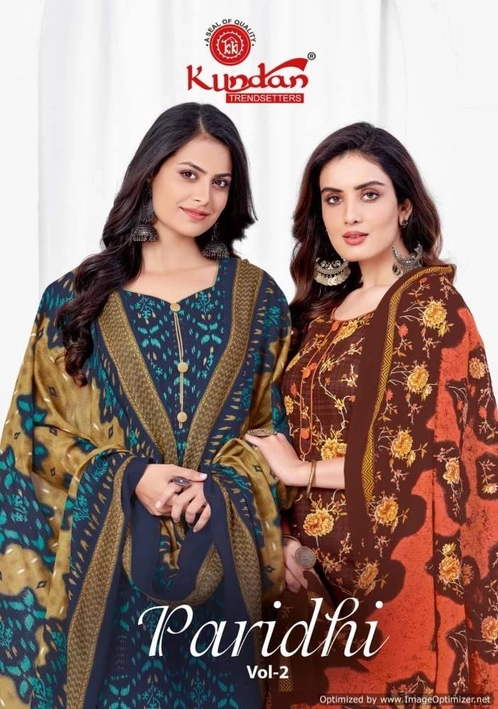 Kundan Paridhi Vol 2 Cotton Printed Readymade Dress Collection