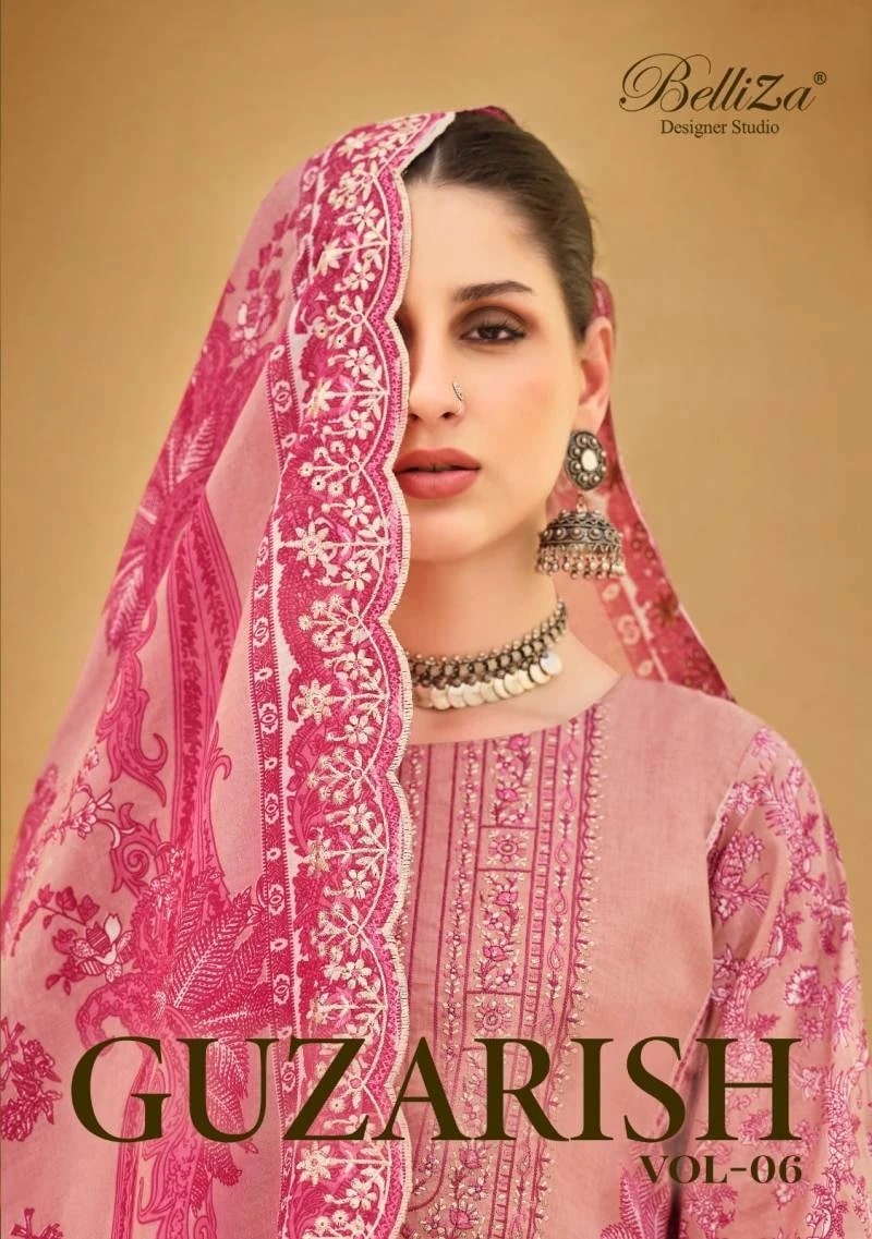 Belliza Guzarish Vol 6 Exclusive Designer Dress Material Collection