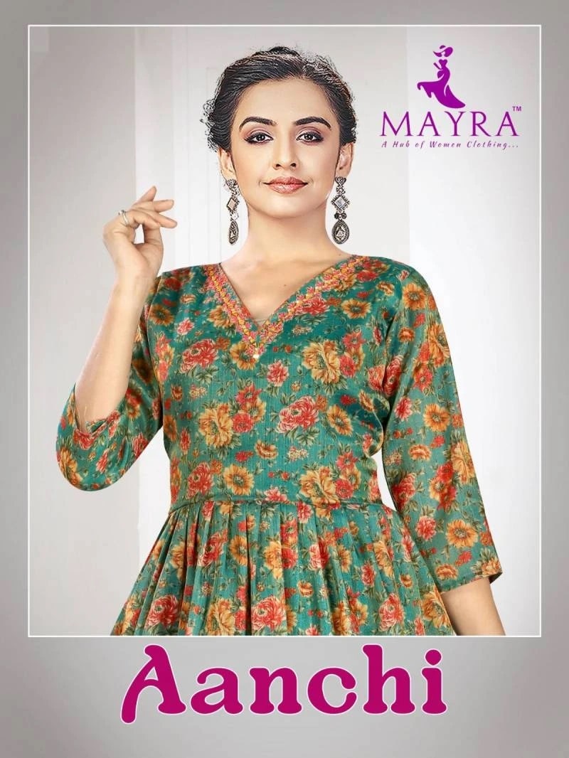 Mayra Aanchi Casual Wear Printed Kurti Collection