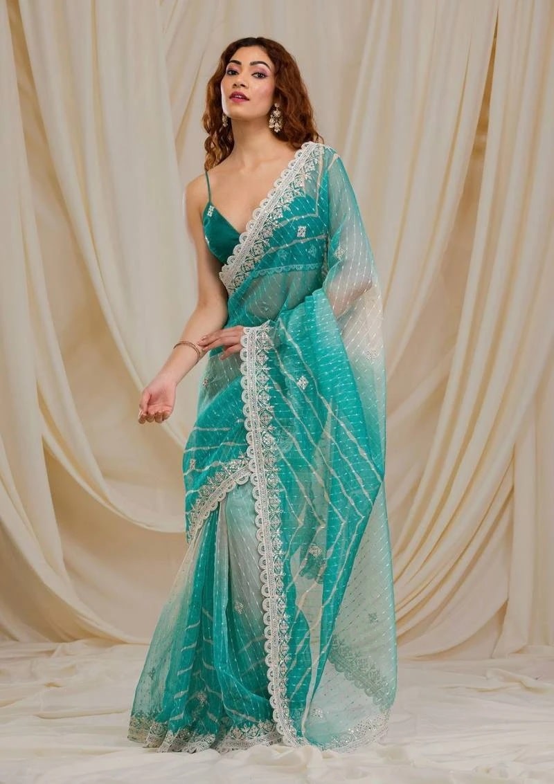 Bt 1209 Beautiful Geotgette Designer Saree Collection