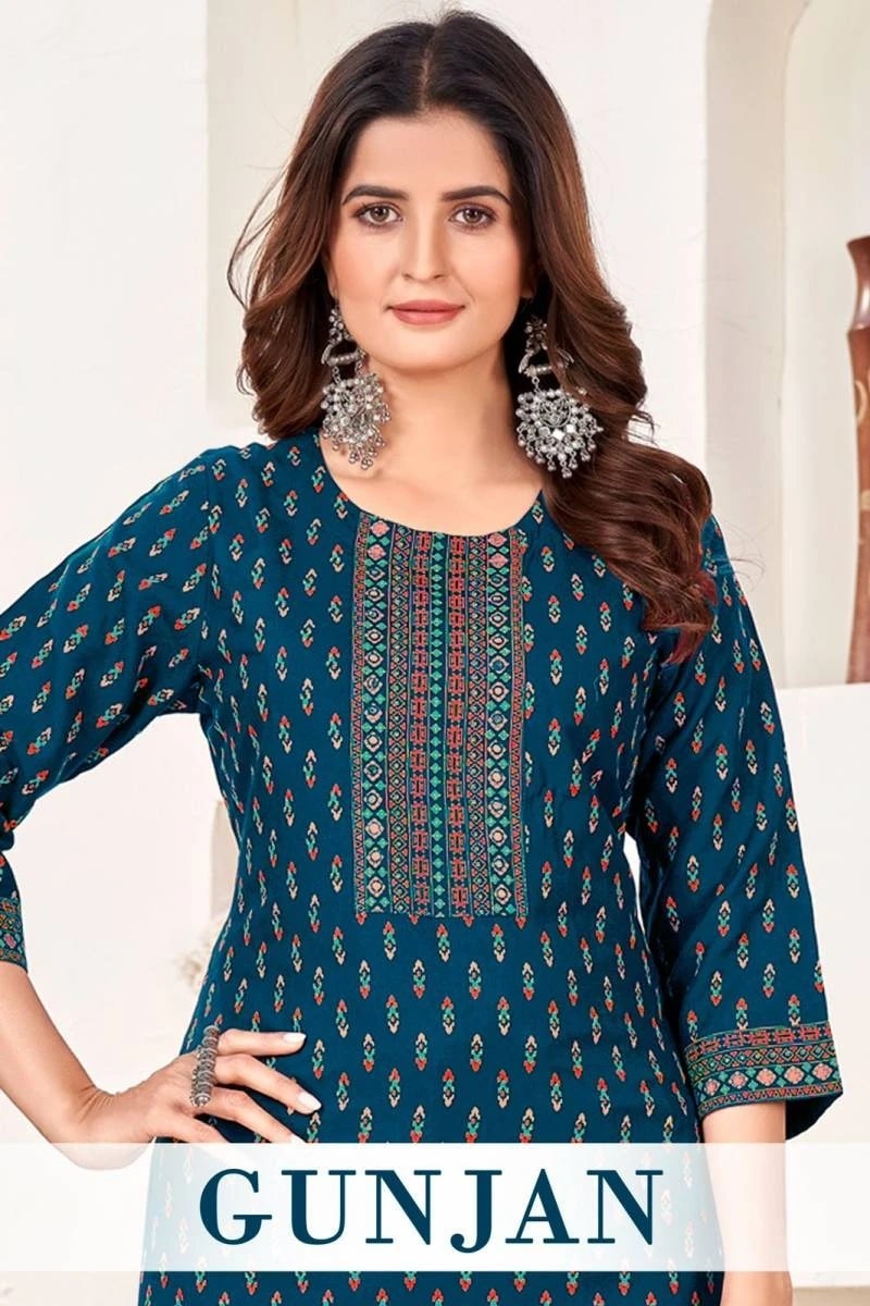 Gunjan 1001 Daily Wear Designer Short Kurti Collection