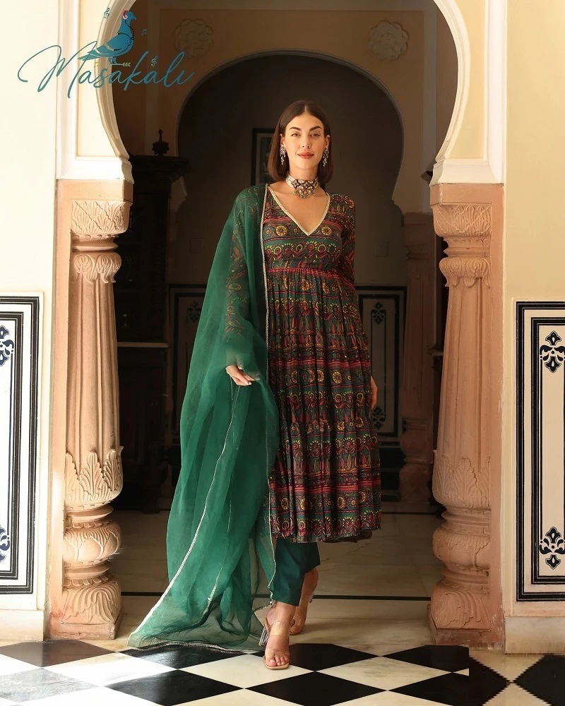 Masakali Vol 7 Designer Printed Long Kurti Pant With Dupatta Collection