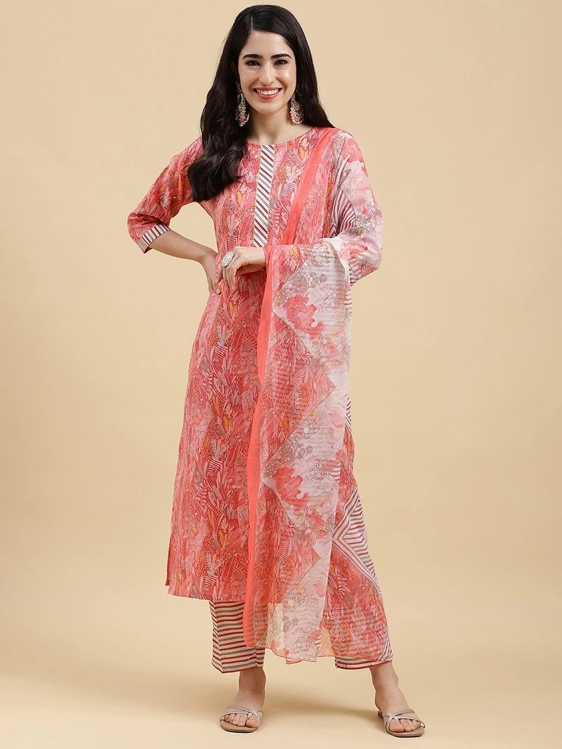 Riyana Vol 48 Pc Cotton Kurti Bottom With Dupatta Collection