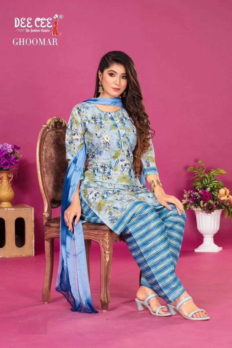 Deecee Ghoomar Vol 1 Designer Kurti Bottom With Dupatta