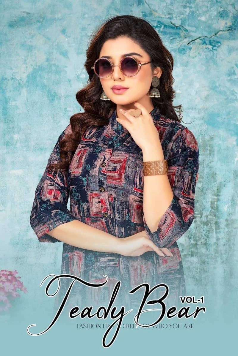 Ft Trendy Bear Vol 1 Printed Kurti Collection
