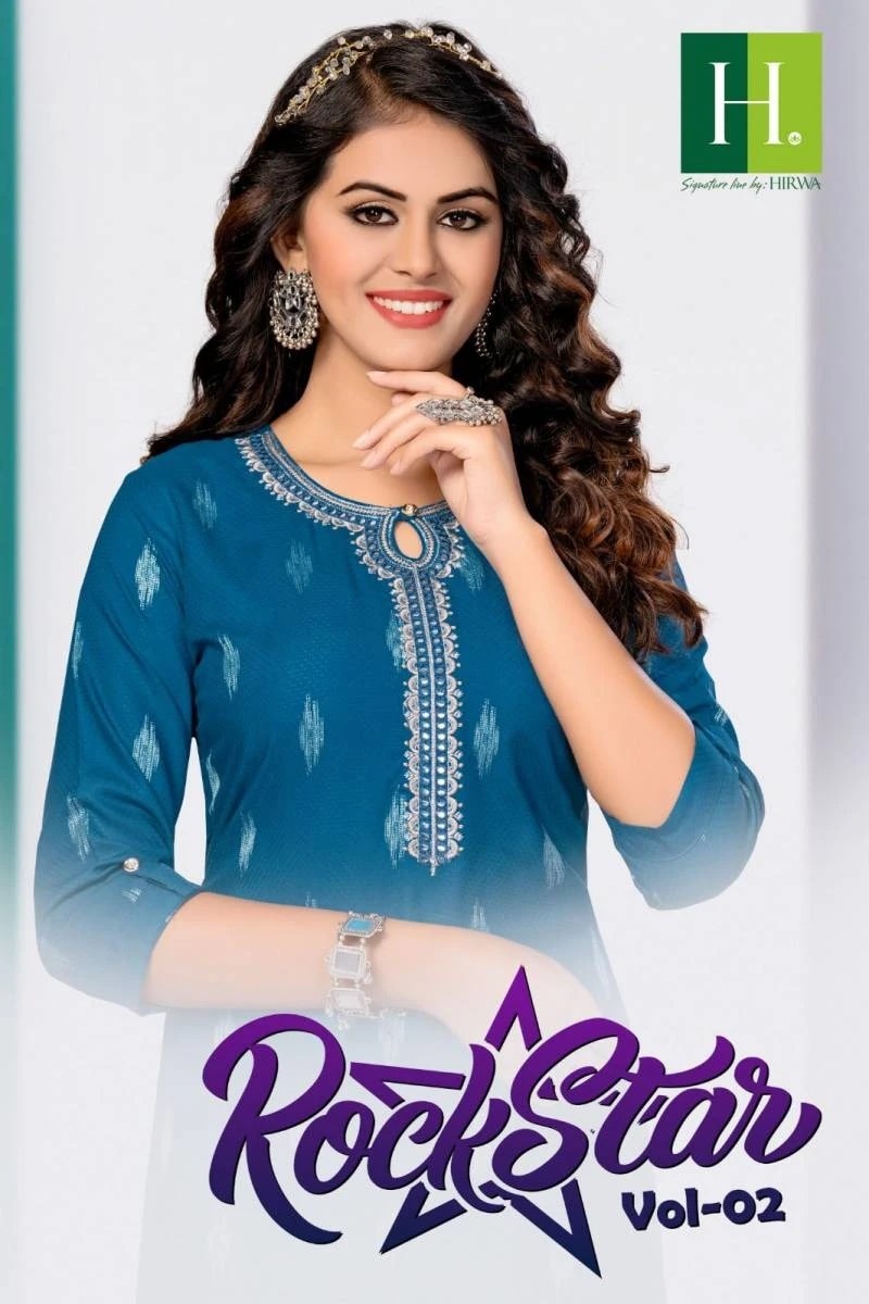 Hirwa Rockstar Vol 2 Designer Kurti Collection