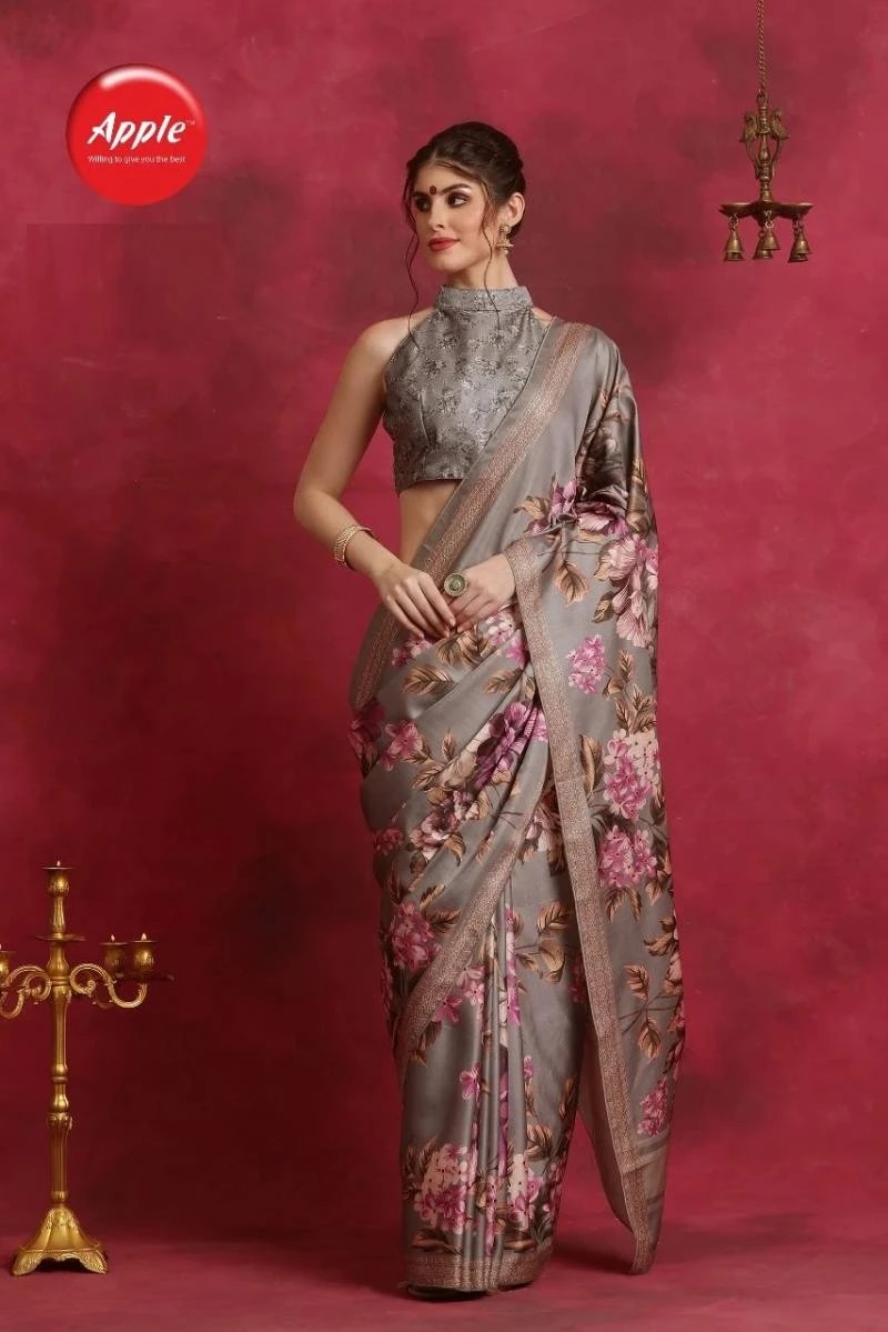 Apple Hibro 101 Printed Cotton Saree Collection