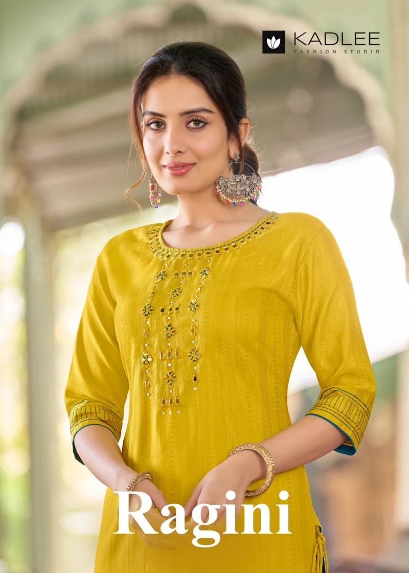 Kadlee Ragini Daily Wear Weaving Kurti Collection