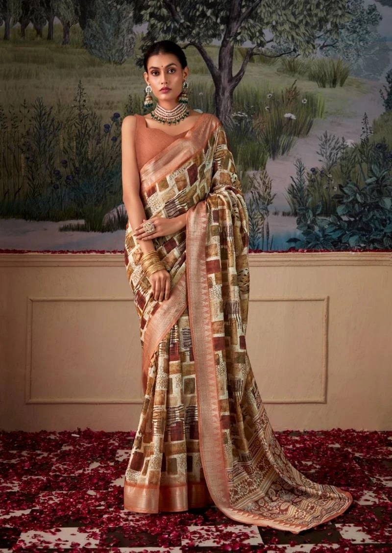 Rajpath Shimoni Silk Tusser Printed Saree Wholesale Price