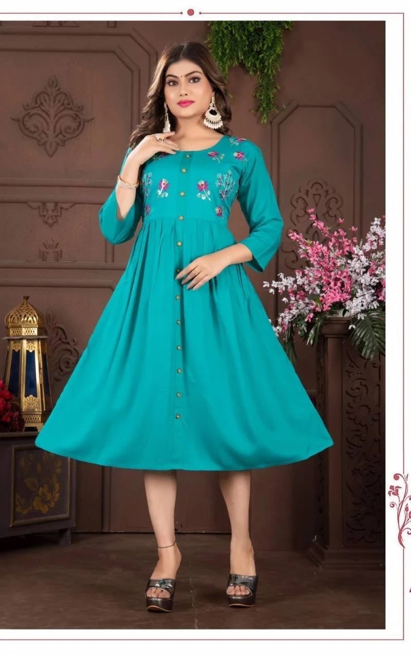 Trendy Ahana Vol 1 Embroidery Kurti Collection