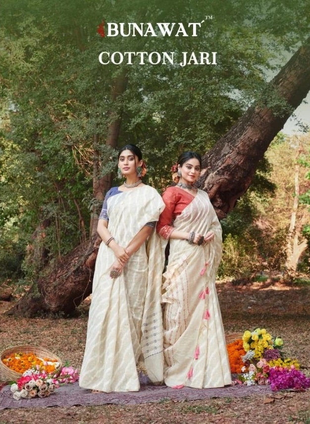 Bunawat Cotton Jari Pure Cotton Saree Collection