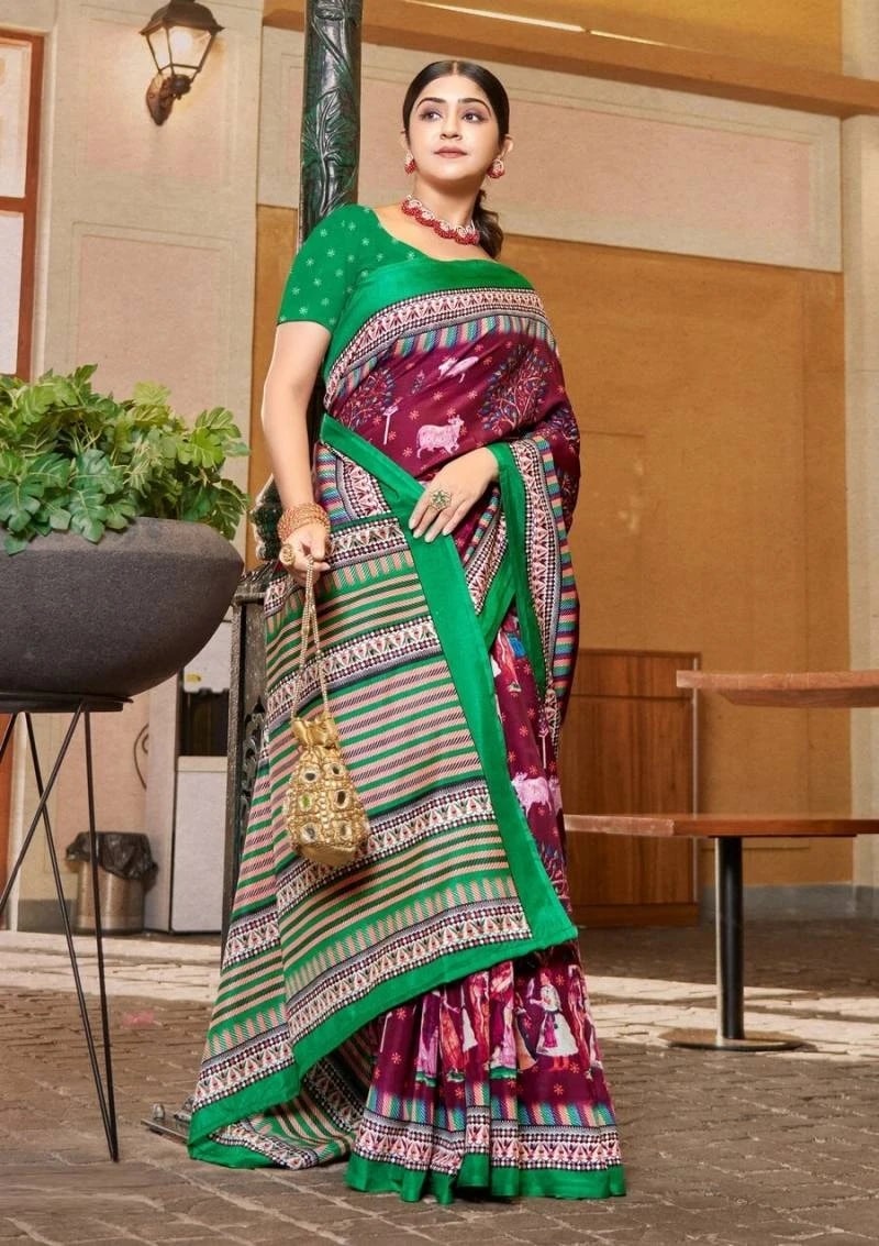 Saroj Ikkaya Patola Vol 4 Soft Cotton Silk Saree Collection