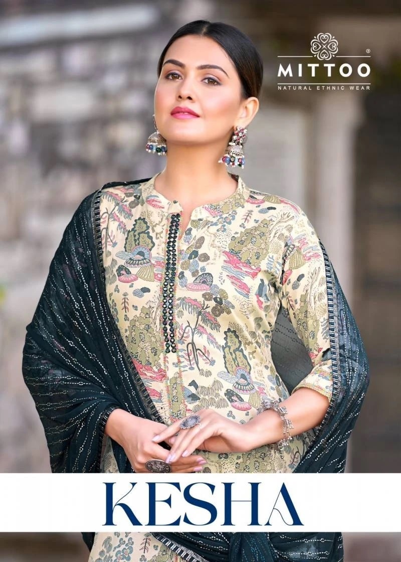 Mittoo Kesha Desiger Kurti Pant With Dupatta Collection