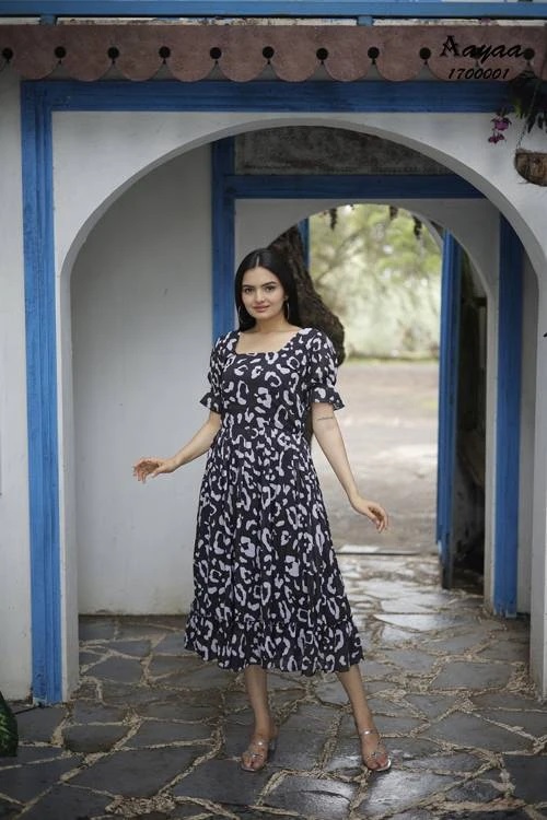 Aayaa Vol 17 Georgette Printed Kurti Collection