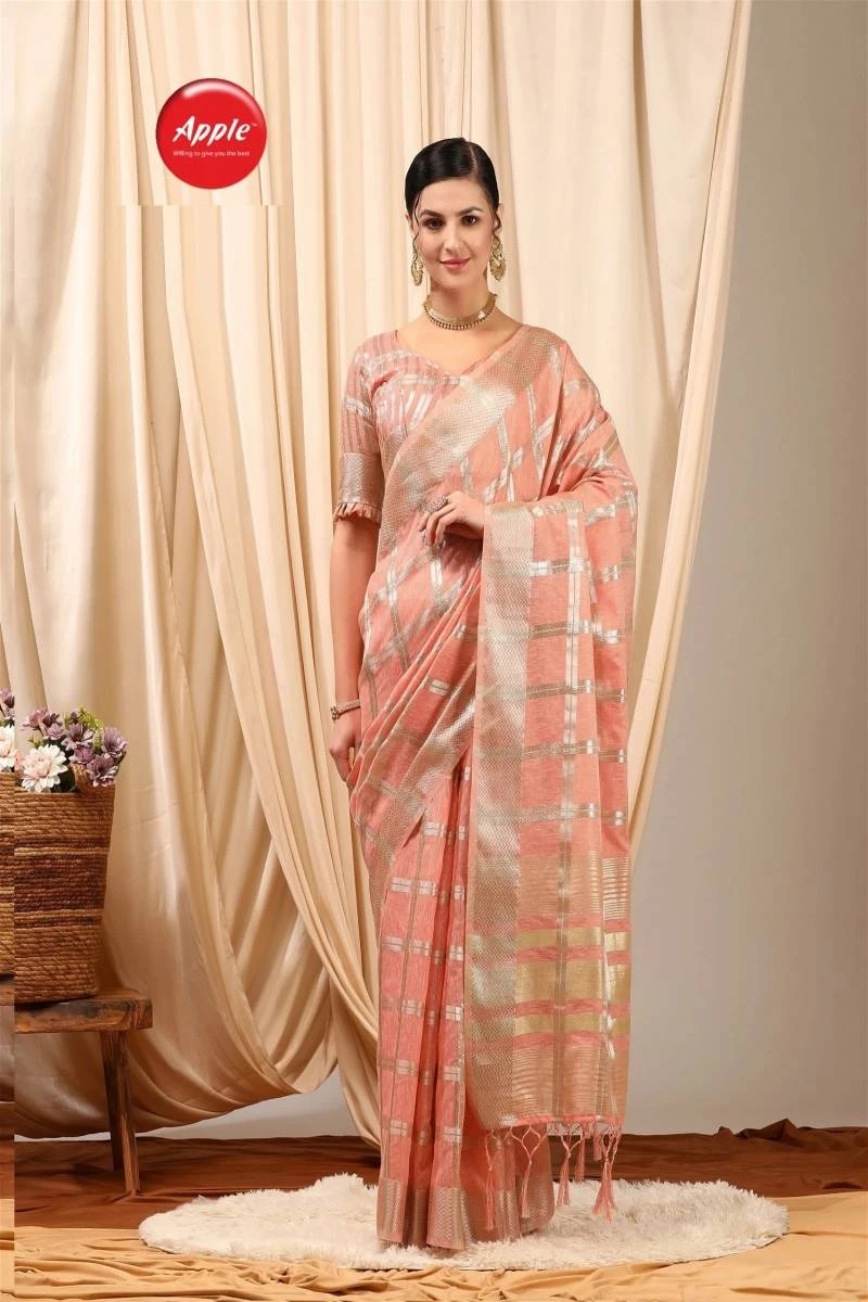 Apple Linoma 06 Linen Designer Saree Collection