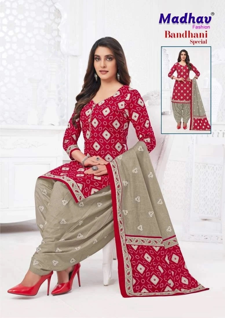 Madhav Bandhani Special Vol 2 Printed Dress Material Collection