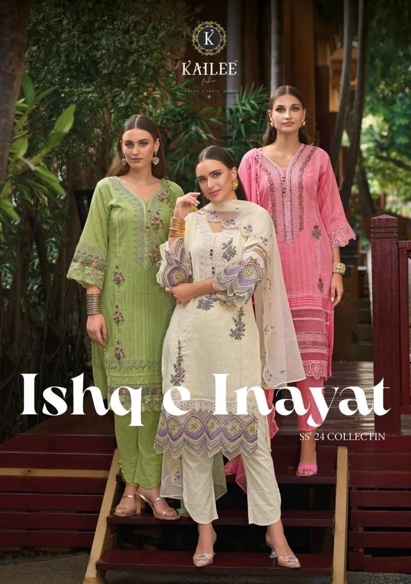 Kailee Ishq E Inayat Designer Kurti Bottom With Dupatta