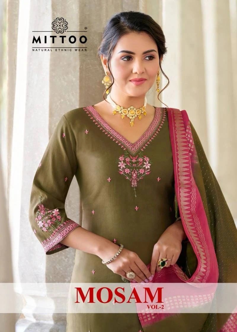 Mittoo Mosam Vol 2 Designer Kurti Pant With Dupatta Collection