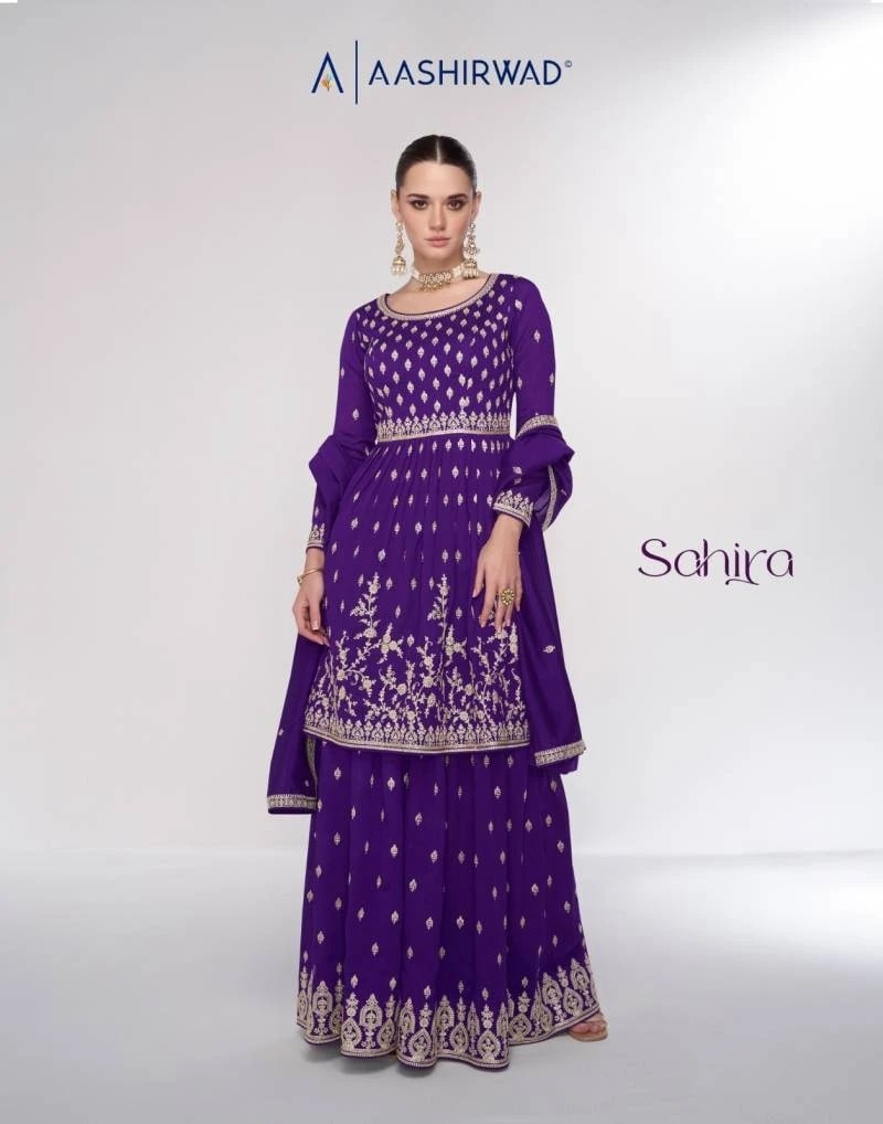 Aashirwad Sahira Silk Desiger Salwar Kameez Collection