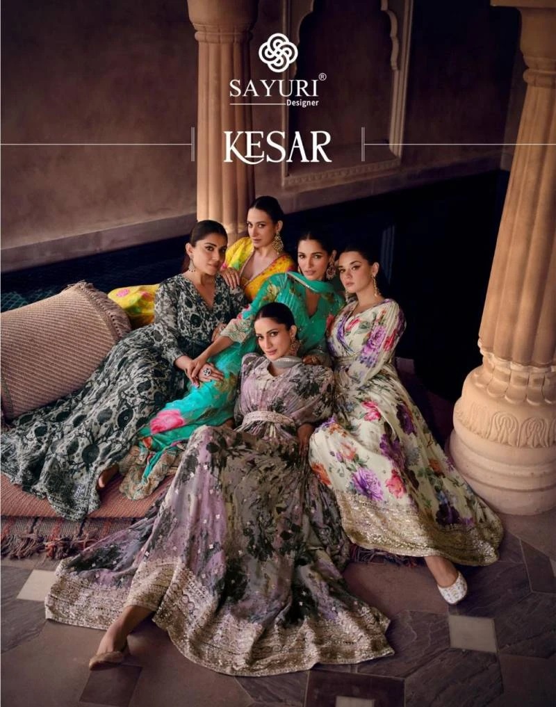 Sayuri Kesar Georgette Designer Gown Collection