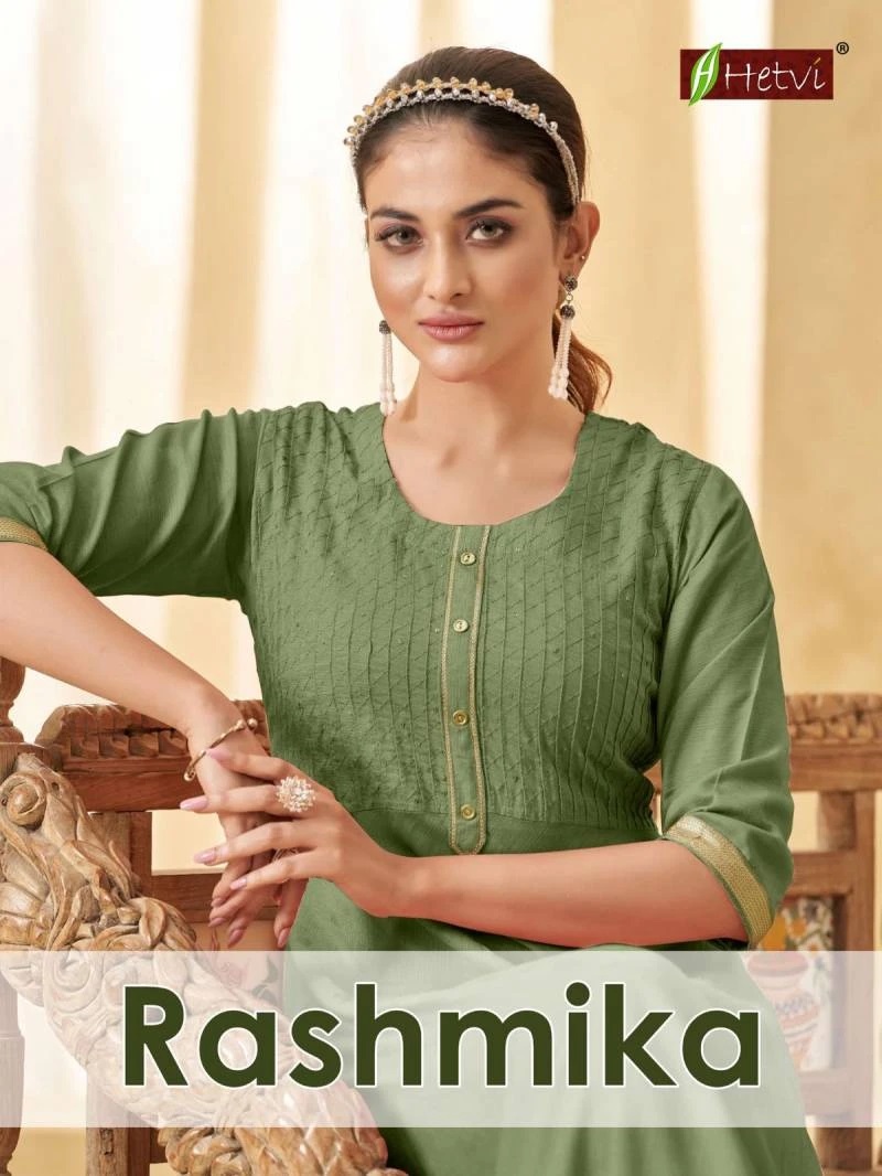 Hetvi Rashmika Umbrella Party Wear Kurti Collection