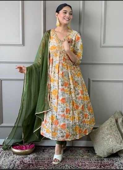 Sku 395 Viscose Festive Wear Kurti Bottom With Dupatta Collection