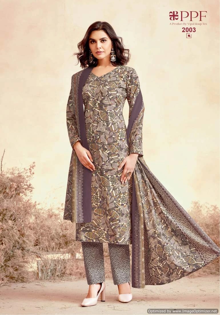 Ppf Prisha Vol 2 Regular Wear Printed Dress Material Collection