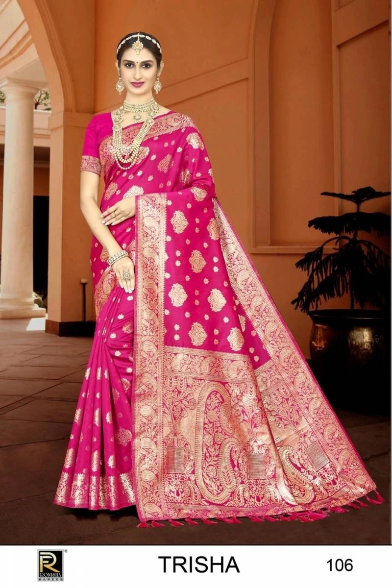 Ronisha Trisha Banarasi Silk Saree Collection