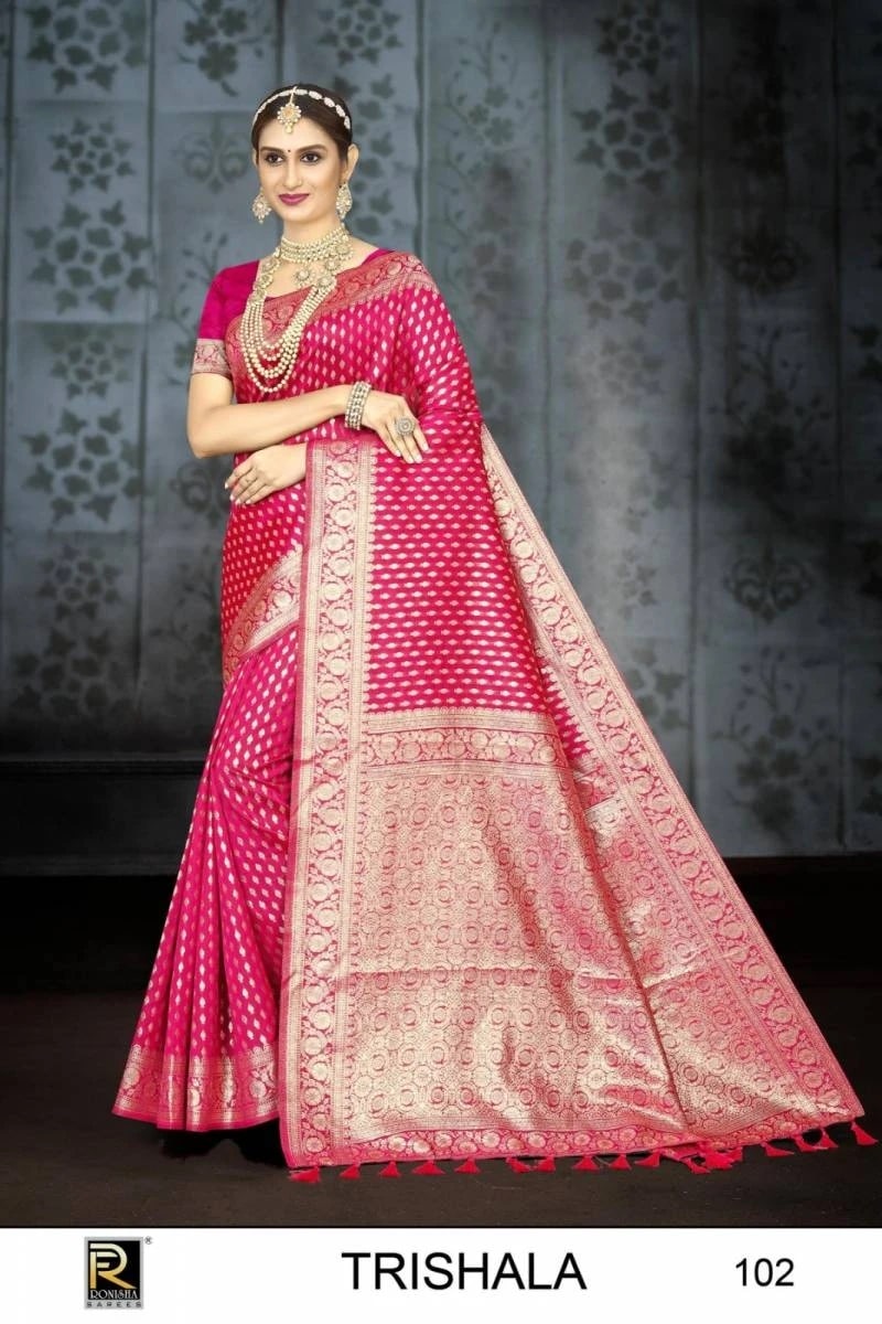 Ronisha Trishala Banarasi Silk Saree Collection