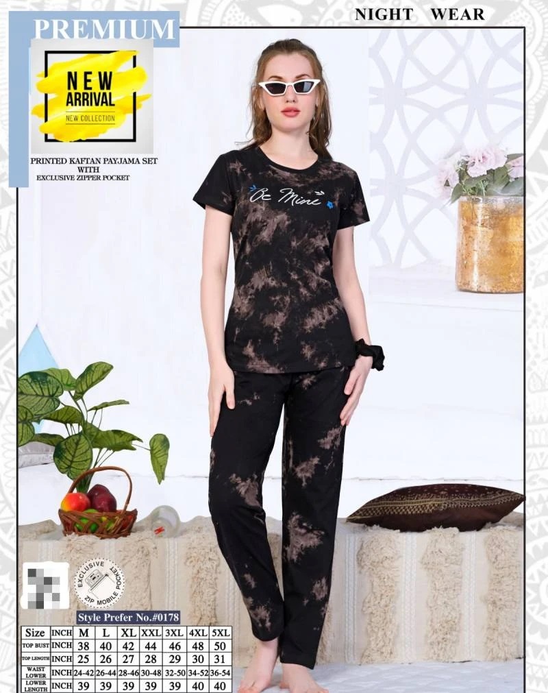 Summer Special Vol At 0178 Cotton Fancy Night Suit Collection