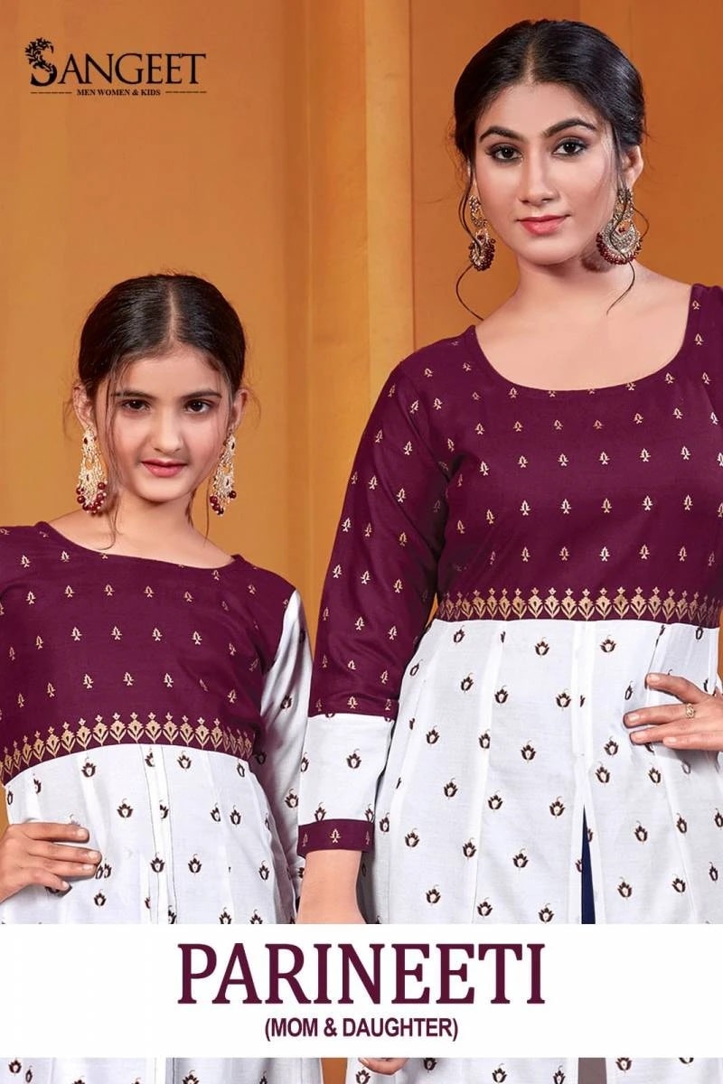 Parineeti Rayon Centre Cut Mom Khadi Kurti Collection