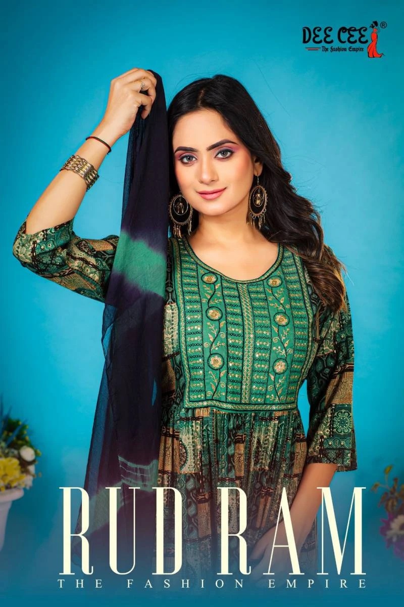 Deecee Rud Ram Printed Kurti Bottom With Dupatta Collection