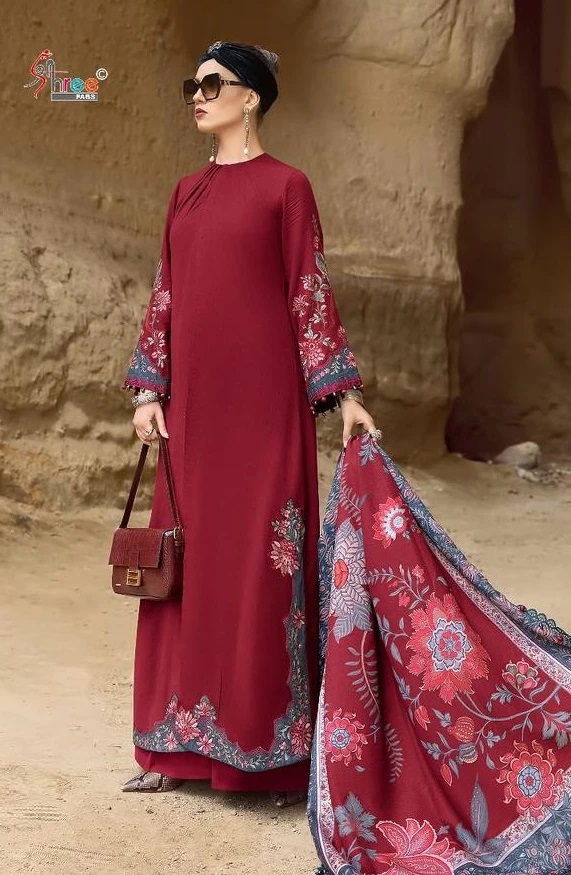Shree Mariya B Exclusive Collection Vol 10 Pakistani Suit Chiffon Dupatta