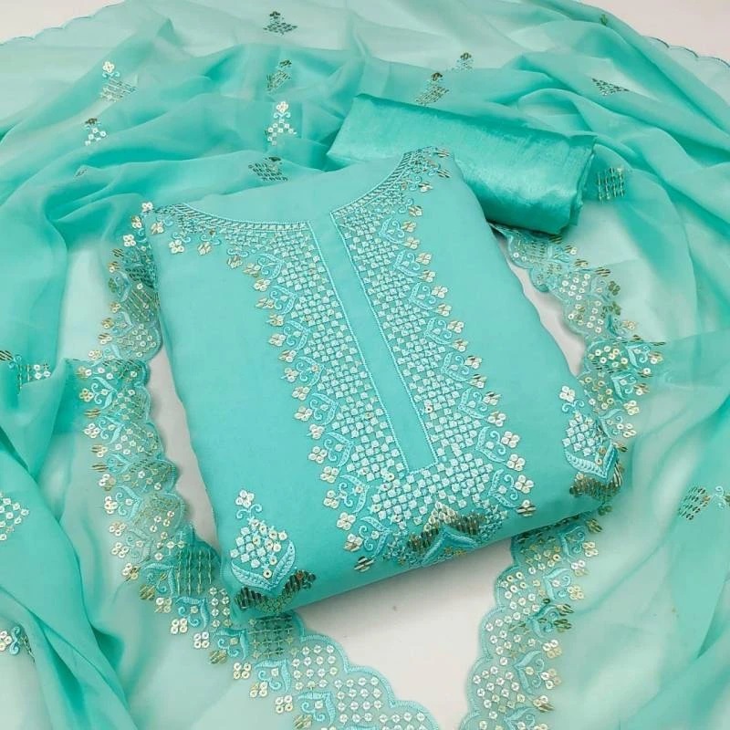 5 Star 01 Embroidred Dress Material Collection