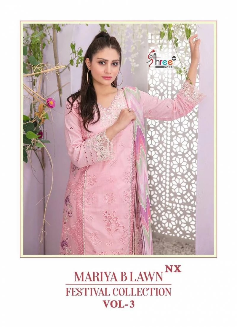 Shree Mariya B Lawn Festival Vol 3 Nx Pakistani Suits
