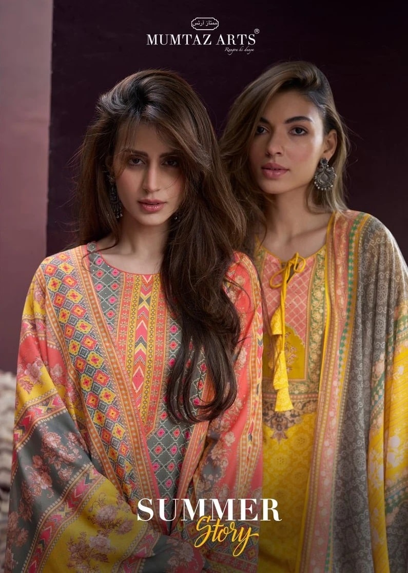 Mumtaz Summer Story Cotton Printed Dress Material Collection