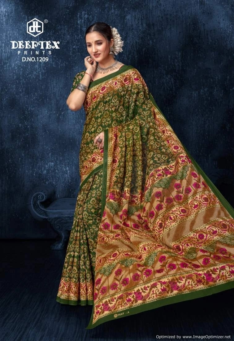 Deeptex Prime Time Vol 12 Printed Cotton Saree Collection