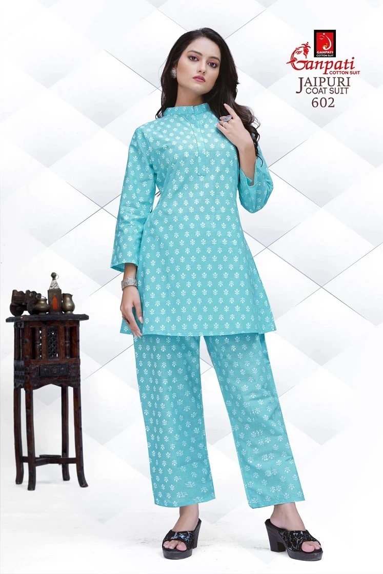 Ganpati Jaipuri Vol 6 Printed Co Ord Set Collection