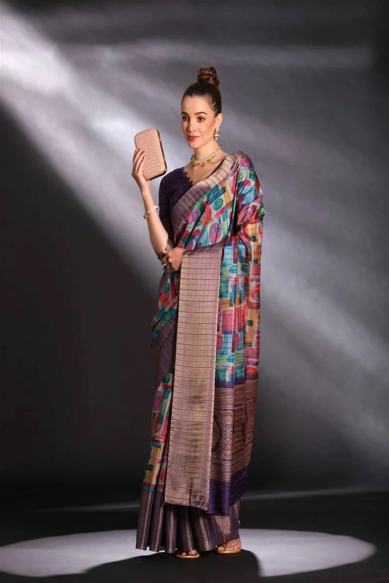 Apple Handi Silk Vol 2 Silk Printed Saree Collection