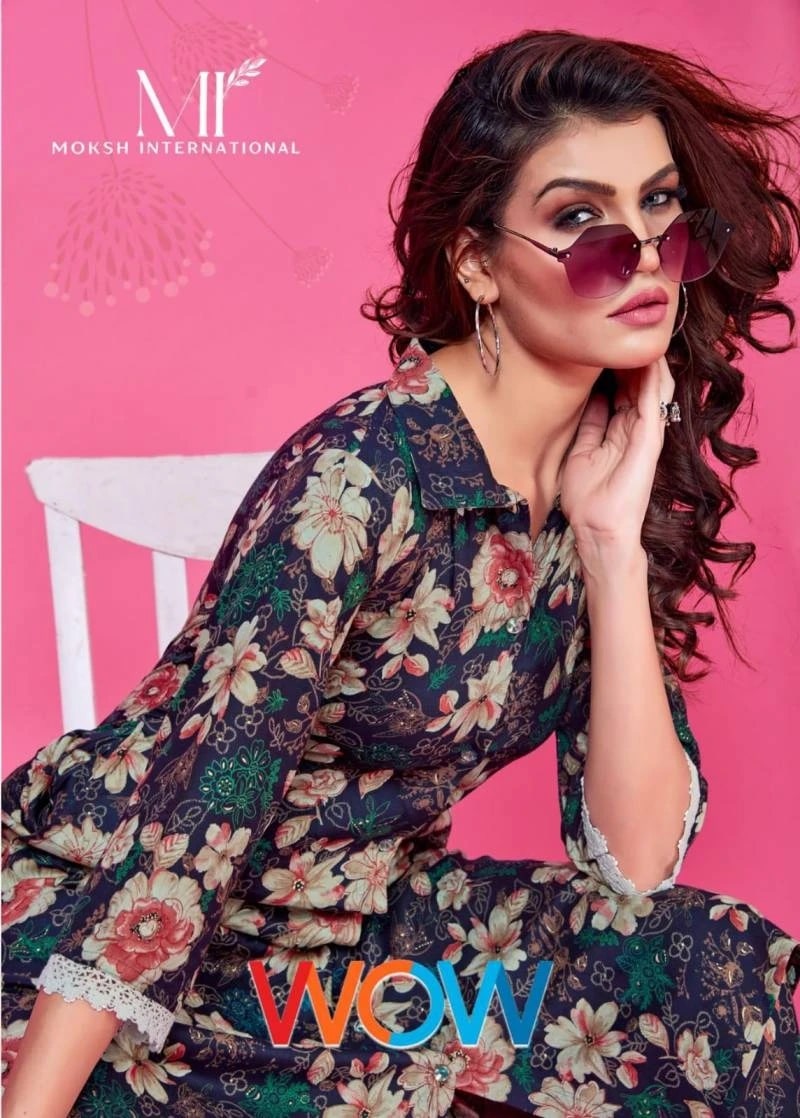 Moksh Wow Vol 1 Rayon Fancy Printed Co Ord Set Collection