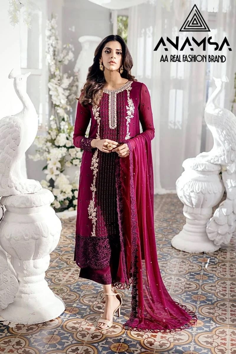 Anamsa 445 Pakistani Salwar Kameez Collection