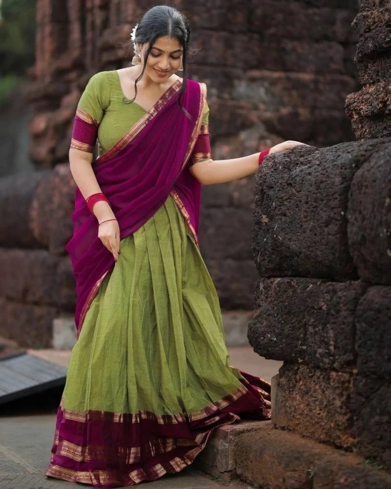 Lh 004 Kanjiveram Silk Lehenga Choli Collection