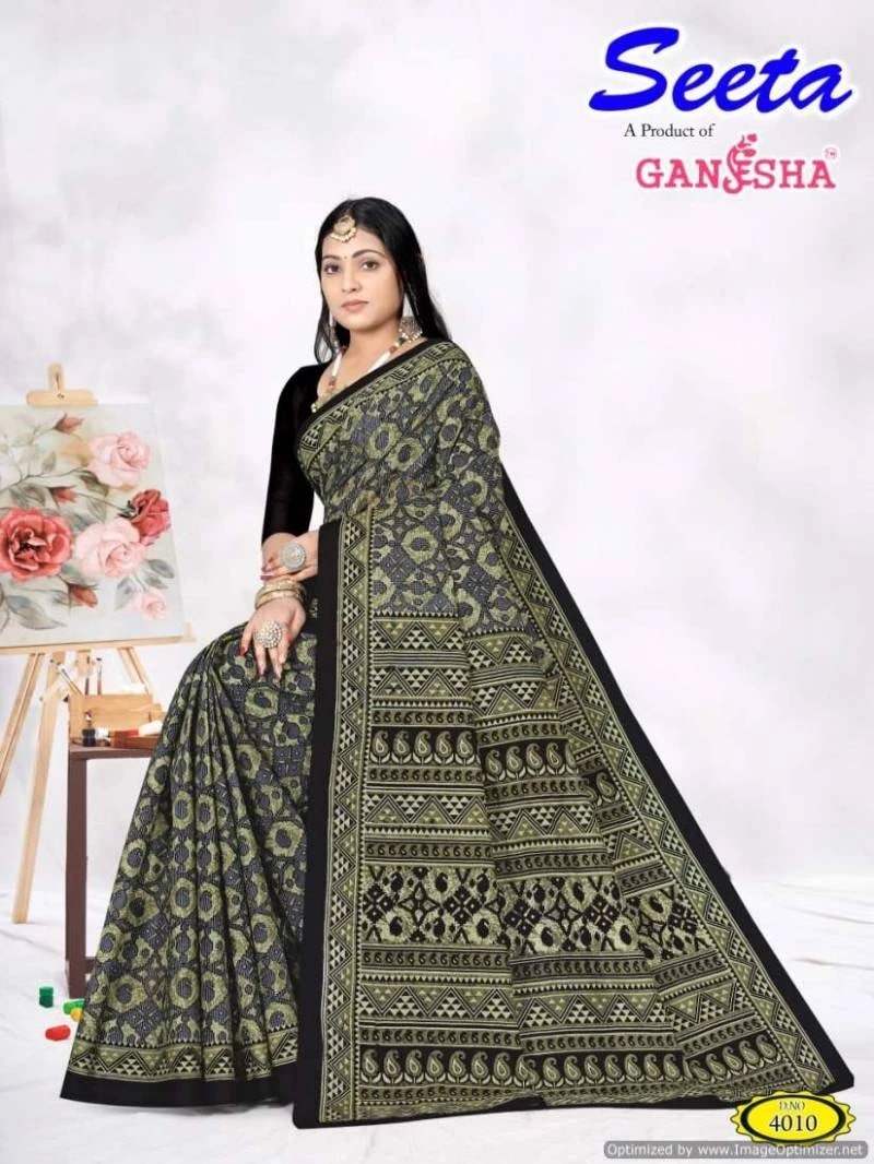 Ganesha Seeta Vol 4 Cotton Saree Collection