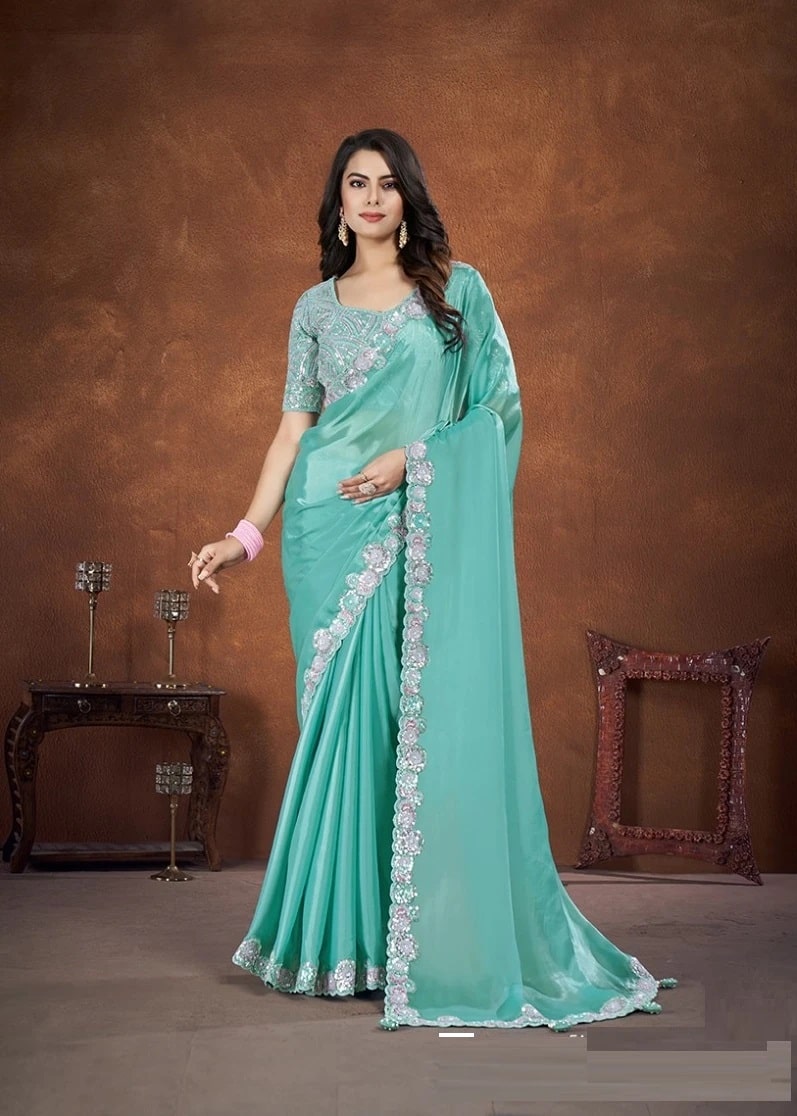 Mahotsav Mohmanthan Saha Saki Crepe Designer Saree Collection