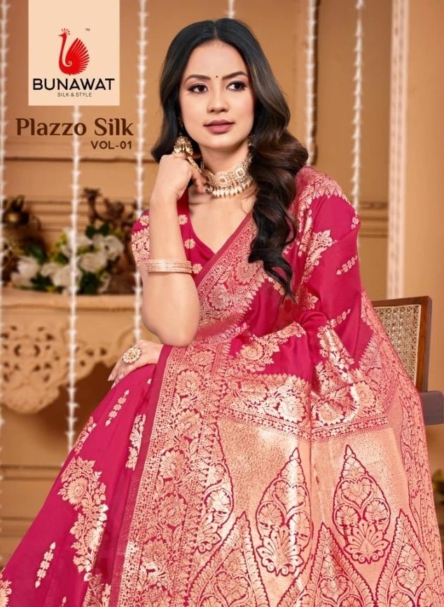 Bunawat Plazzo Silk Vol 01 Silk Saree Wholesale Price